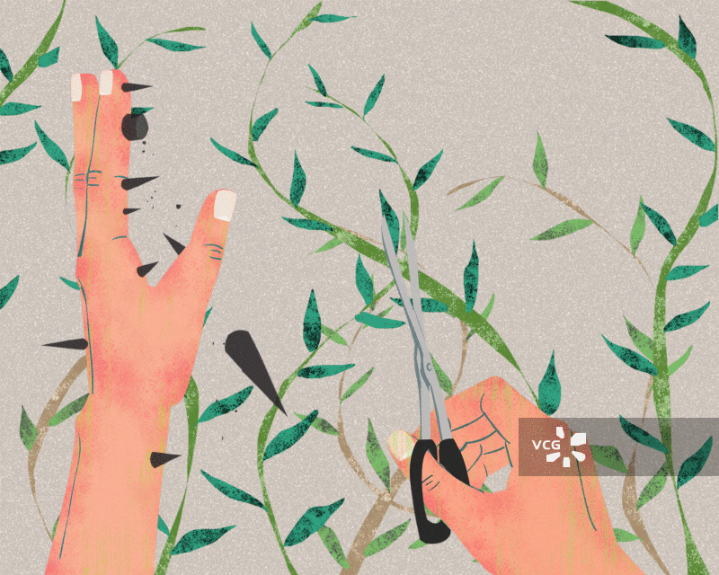 披荆斩棘插画GIF动图图片素材