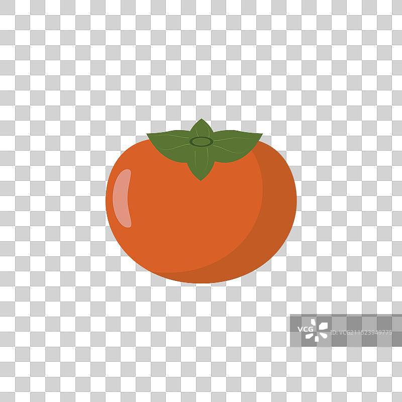 柿子卡通图片素材