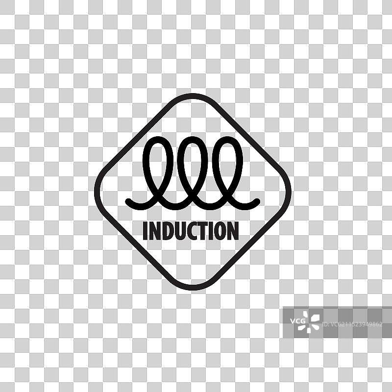 电磁炉螺旋电气标志图片素材
