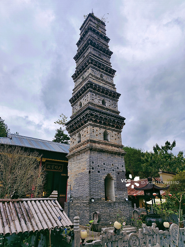 中国古塔揽胜：安徽篇/安庆岳西县【法云寺塔】第七批国保单位图片素材