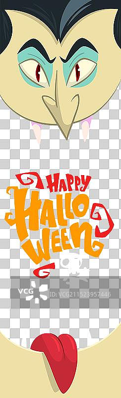 万圣节德古拉伯爵头像图片素材