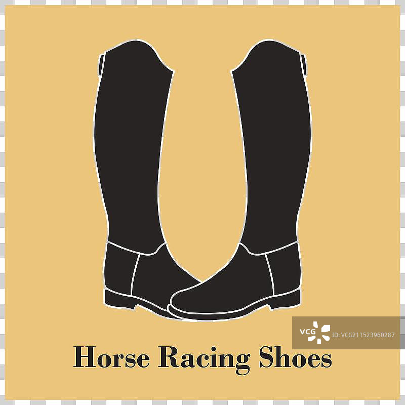 赛马骑师鞋设计图片素材