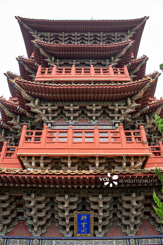 河南开封清明上河园拂云阁图片素材