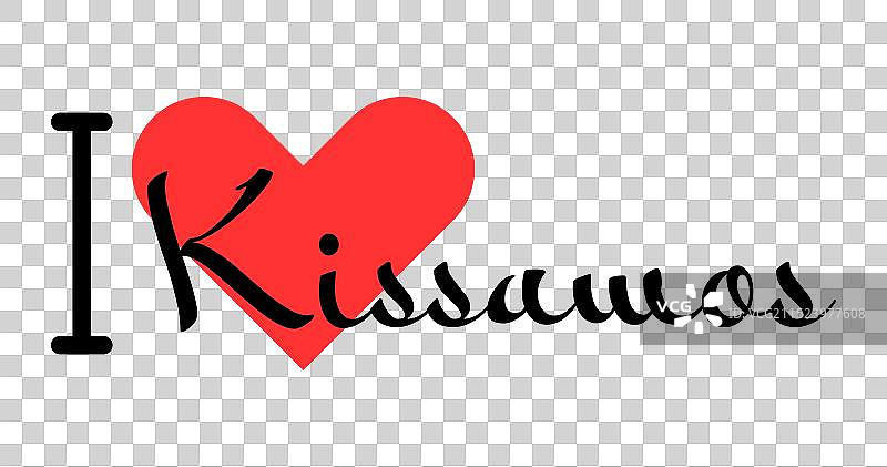 我爱希腊基萨莫斯市手绘字母图片素材