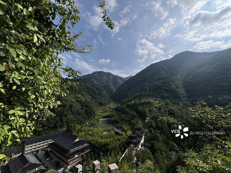 镇安县金台山风光图片素材