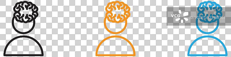 网页应用程序UI心理健康标志图片素材