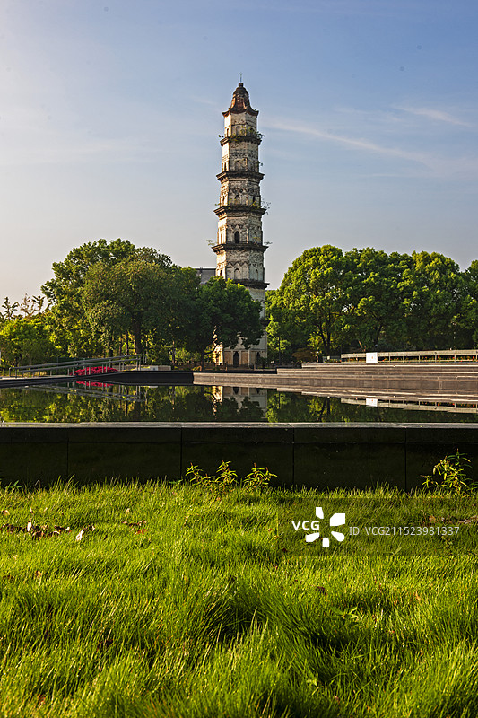 浙江绍兴，大善塔。图片素材
