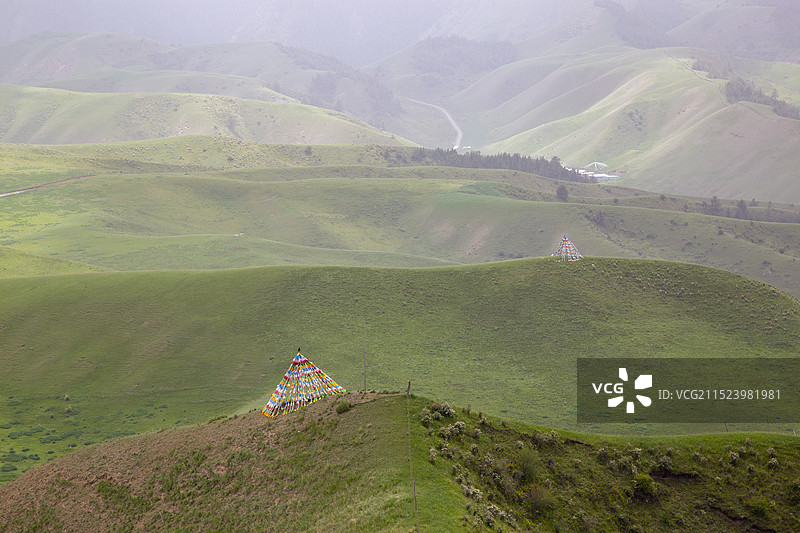 祁连山图片素材