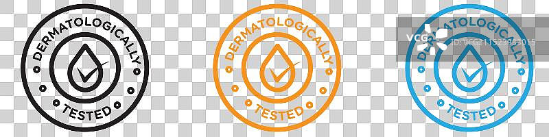 皮肤病学测试标志合集图片素材