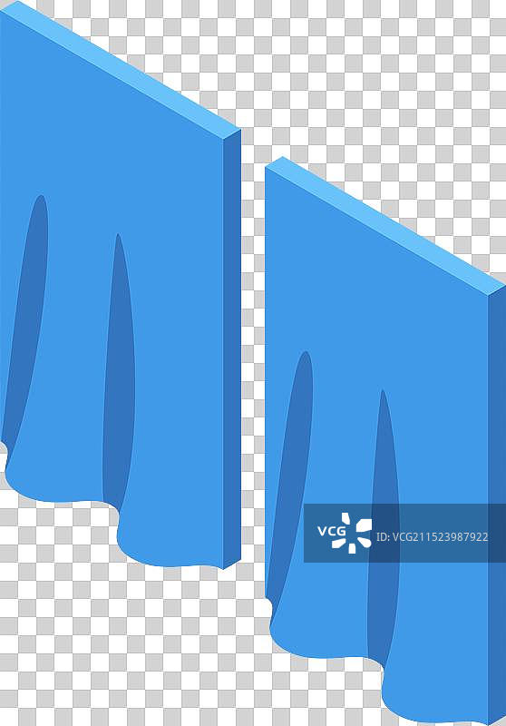 蓝色隔音墙板降噪图片素材