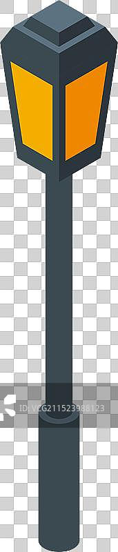 照亮夜晚的街灯图片素材