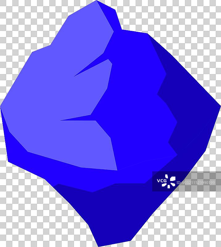 蓝色水晶岩石图片素材