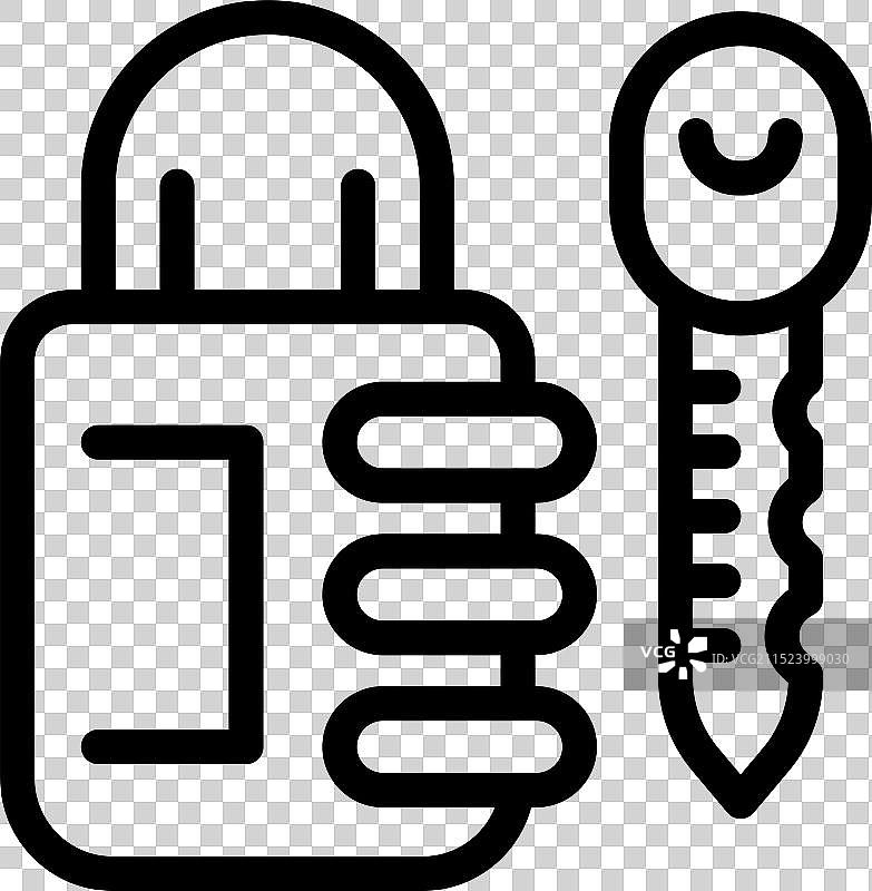 钥匙解锁密码锁图片素材