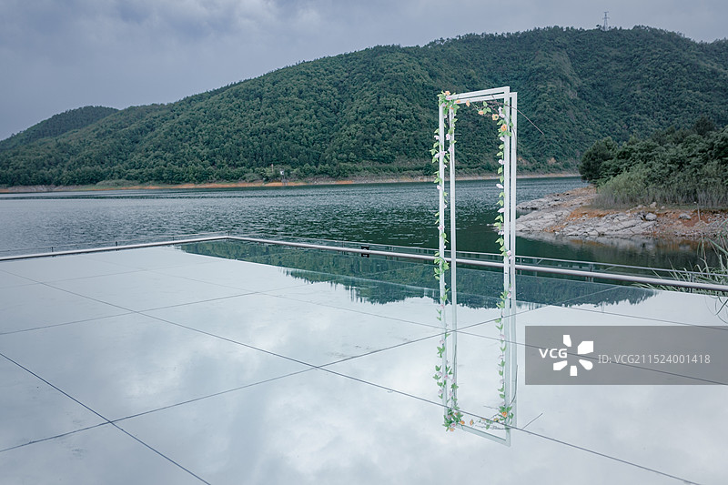 杭州千岛湖乐水小镇.文渊狮城景区图片素材