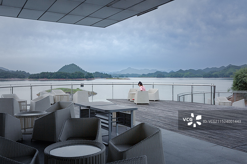 杭州千岛湖乐水小镇.文渊狮城景区图片素材