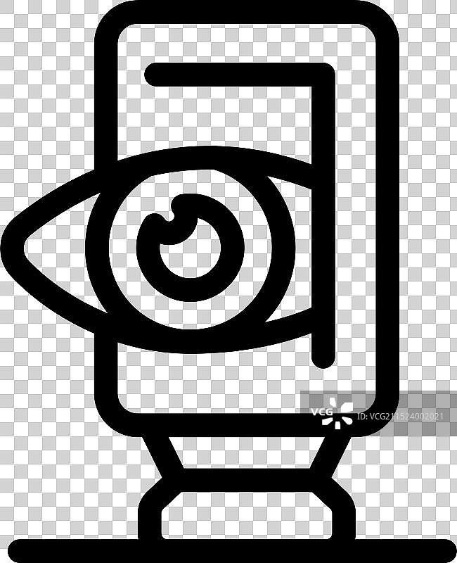 眼动追踪系统扫描视觉使用现代技术图片素材