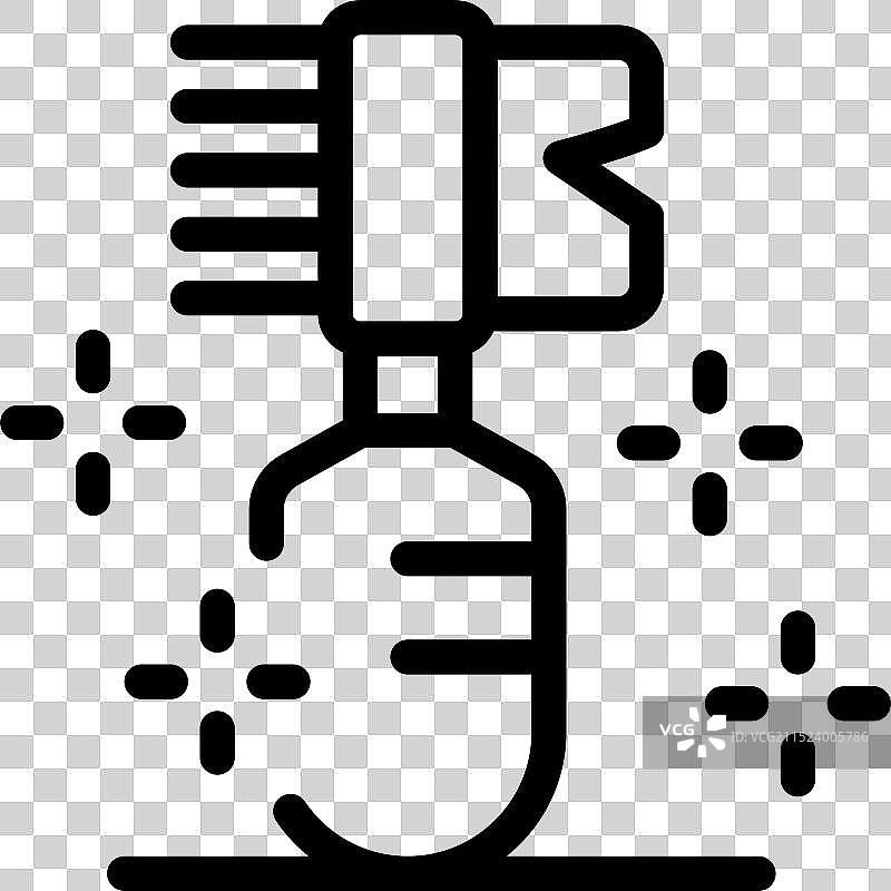 清洁刷擦洗和清洁表面图片素材