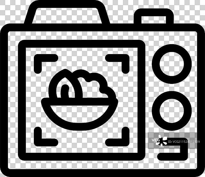 微波炉加热沙拉图片素材