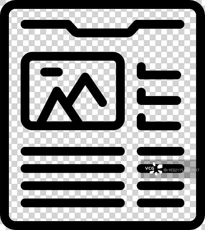 包含图像和文本的电子文档图片素材