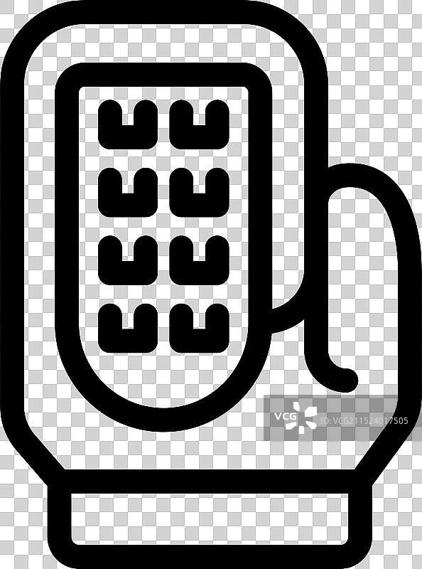 烤箱手套保护手免受热厨具烫伤图片素材