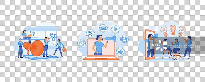 改善营销，吸引客户的策略图片素材