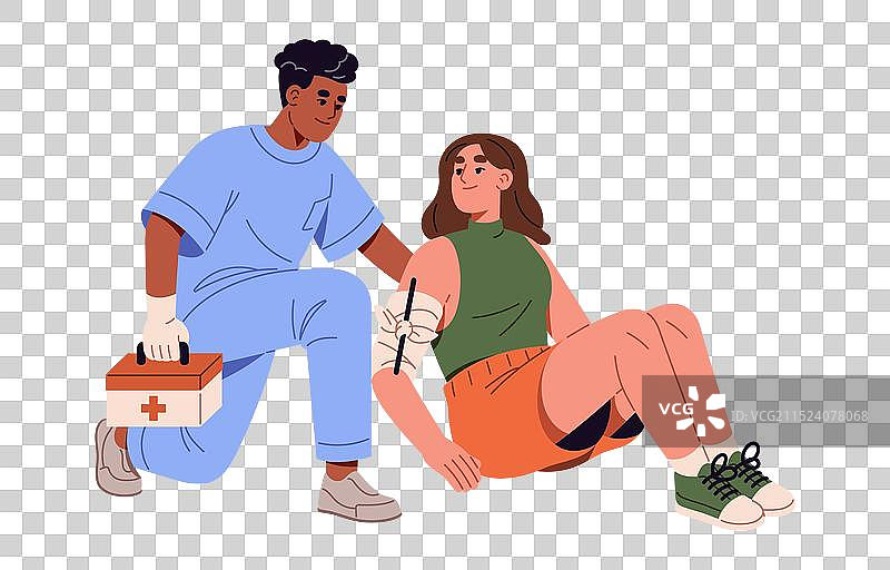 紧急事故急救医生图片素材