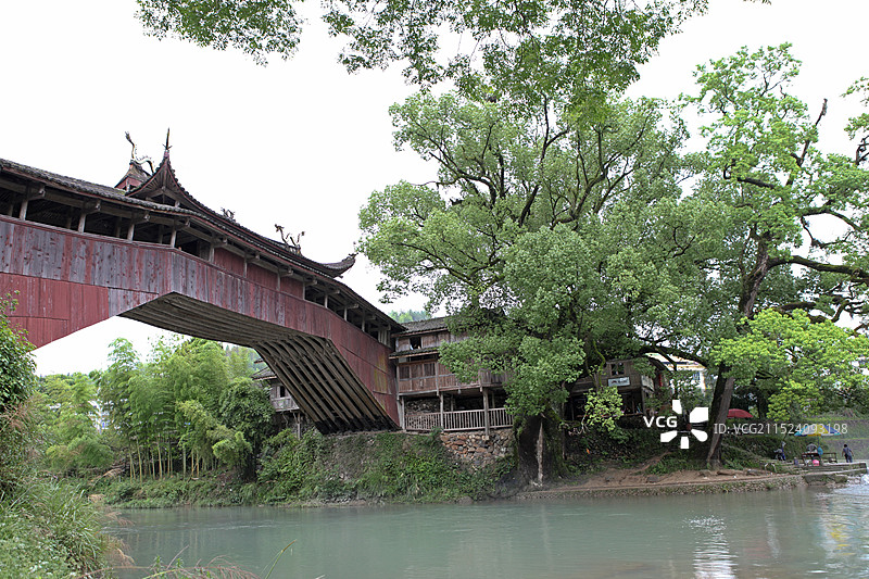 温州泰顺县廊桥文化园景区图片素材