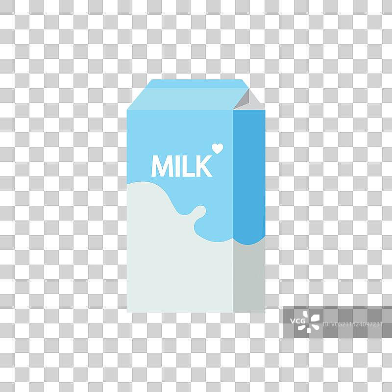 牛奶包装图标图片素材