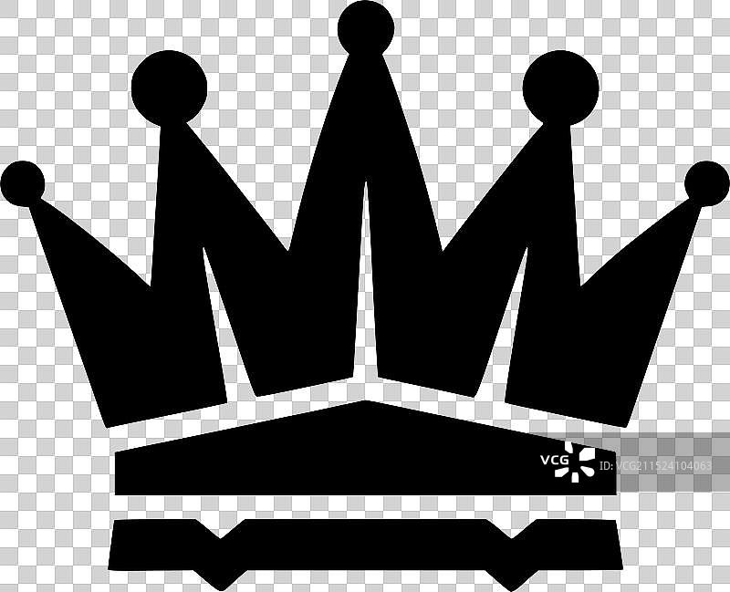 皇冠 - 极简和扁平化的标志图片素材