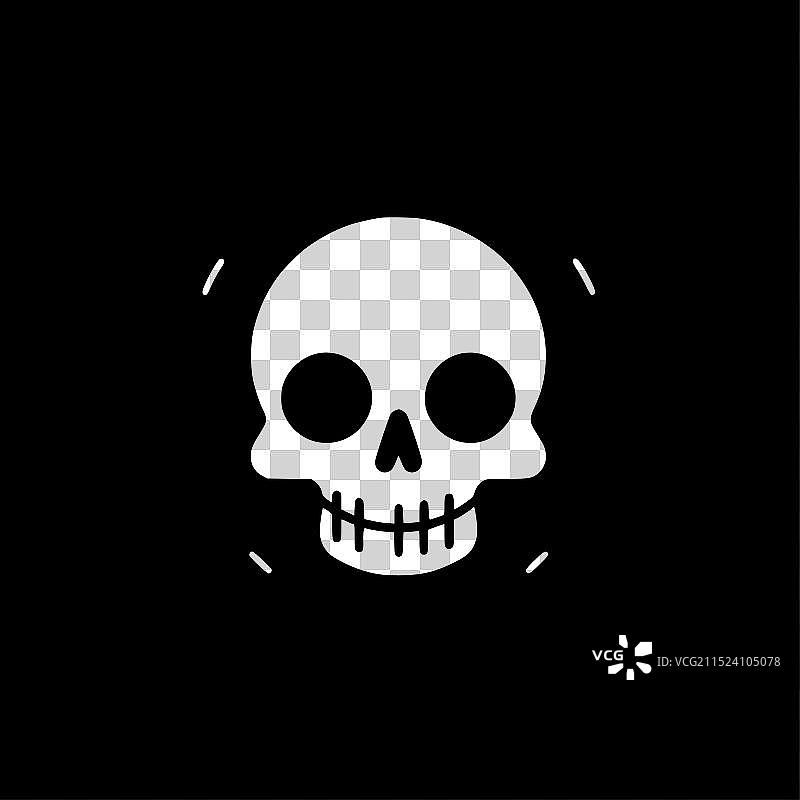 高品质骷髅标志 - 适用于T恤图片素材