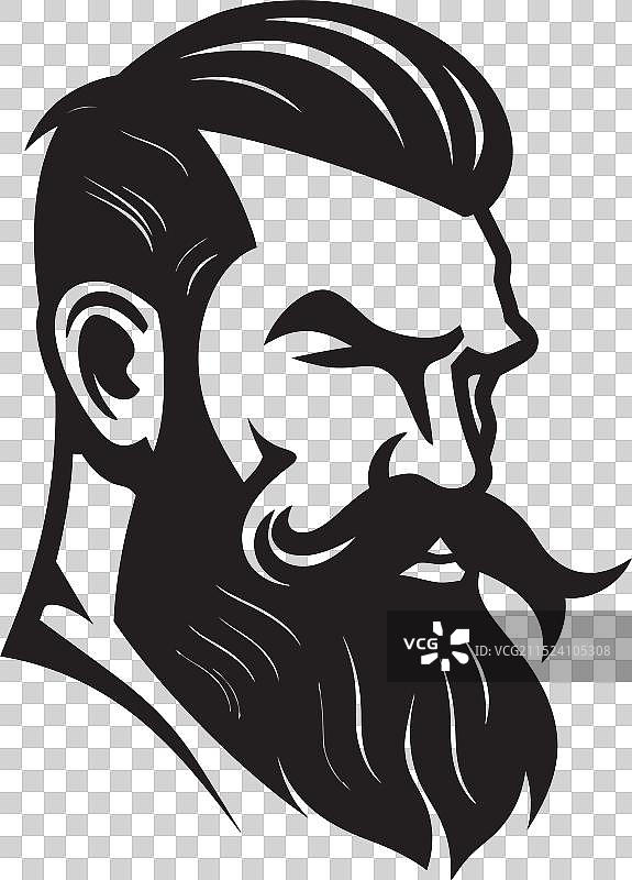 胡须造型与内涵：现代男士的三重境界图片素材