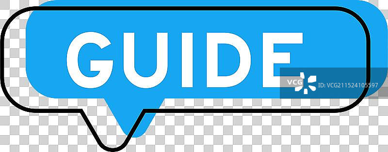 指南提示banner蓝色阴影图片素材