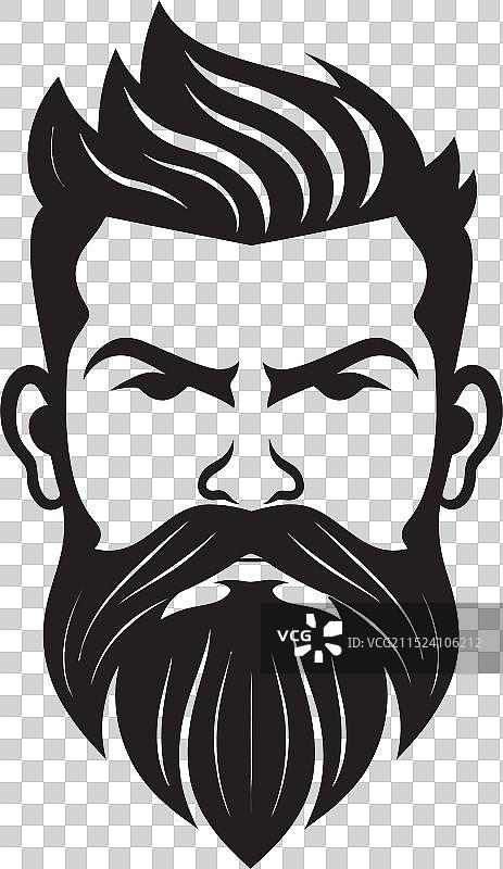 胡须吸引力的科学：什么吸引人们图片素材