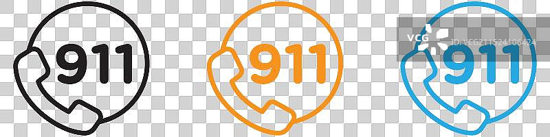 网络911电话号码标志合集图片素材