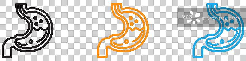 胃炎Web App UI标志合集图片素材