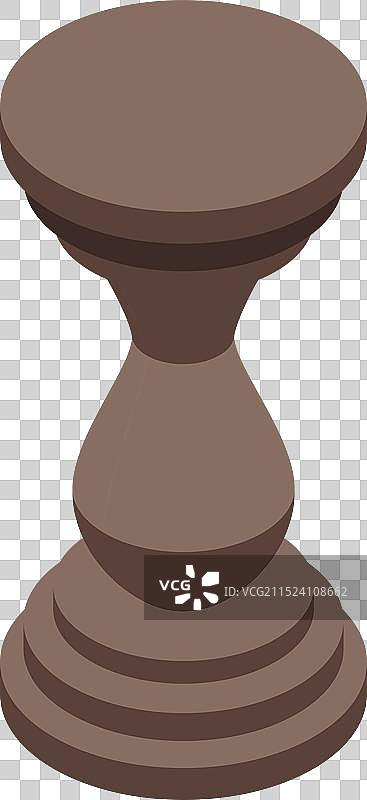 白色背景上的木制栏杆图片素材