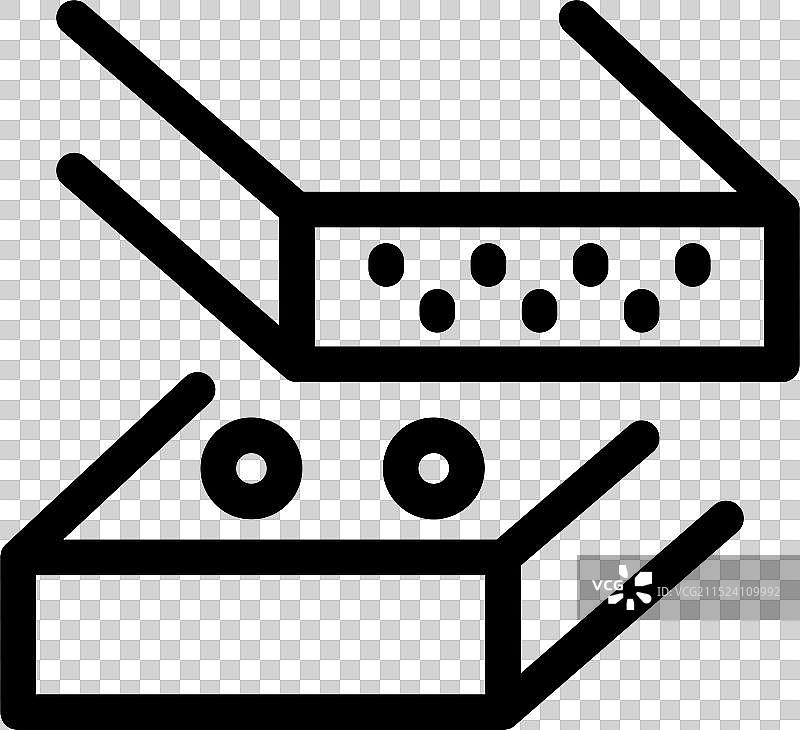 传送带运输圆形草捆图片素材