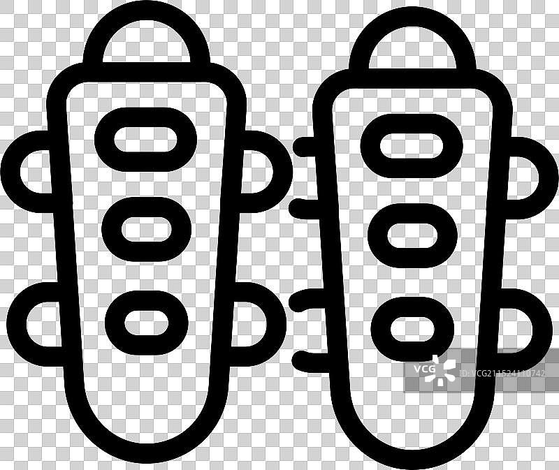 运动员腿部的护胫图片素材