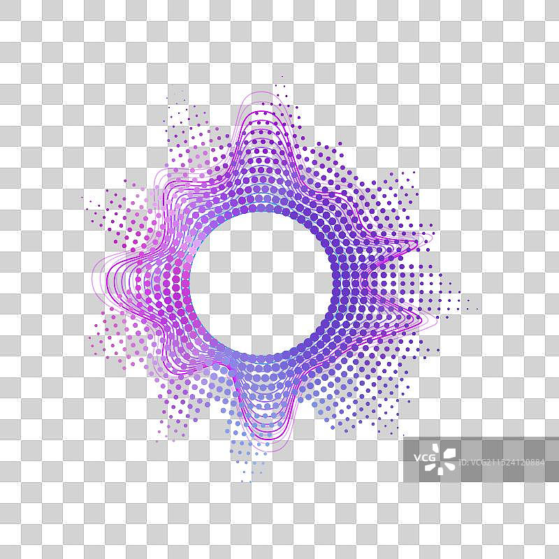 音频均衡器的径向图片素材