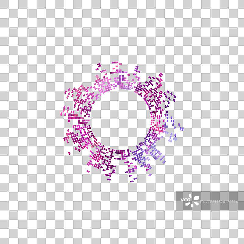 抽象径向声波图片素材