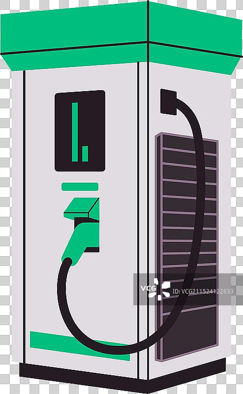 电动汽车充电站箱图片素材