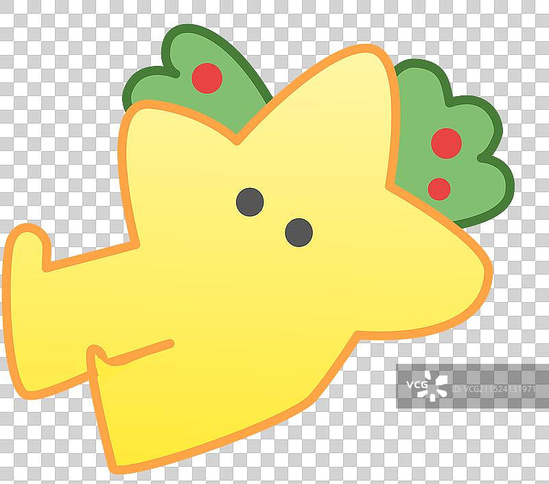 圣诞节圣诞五角星免抠装饰小元素图片素材