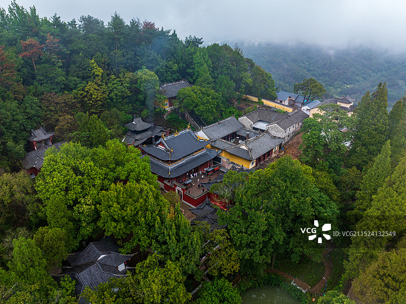 金华永康方岩风景区自然风光图片素材
