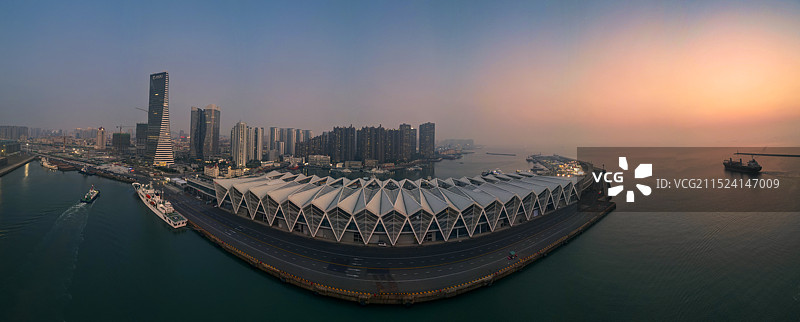 青岛邮轮母港图片素材