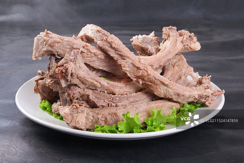 烤大排烤猪排图片素材