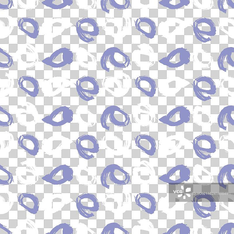 靛蓝色扎染效果抽象无缝图案图片素材