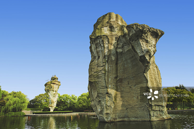 浙江绍兴，柯岩风光，图片素材