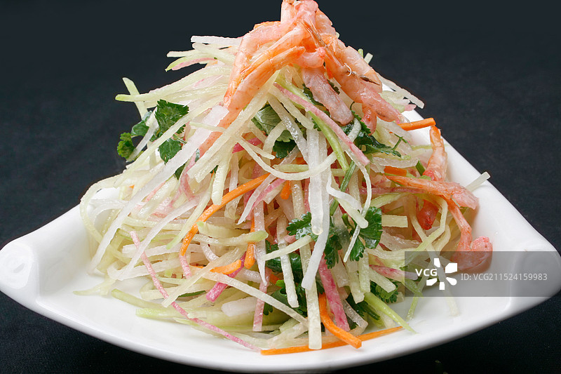 凉拌萝卜丝图片素材