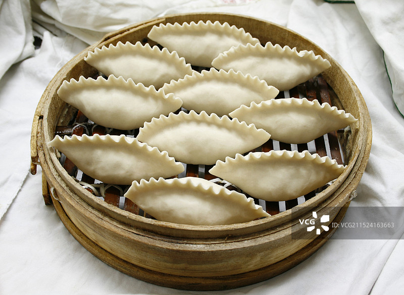 莜面饺子图片素材
