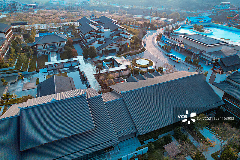 铜仁市石阡中国·石阡佛顶山温泉小镇旅游景区图片素材